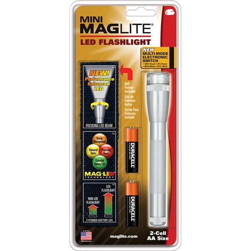Maglite Mini Maglite 2AA LED Flashlight with Holster