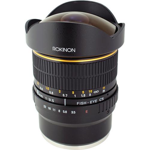 Rokinon 8mm Ultra Wide Angle f 3.5 Fisheye Lens for Sony E Mount Cameras