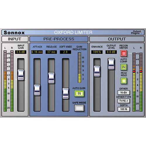 Sonnox Oxford Limiter - Limiter Plug-In