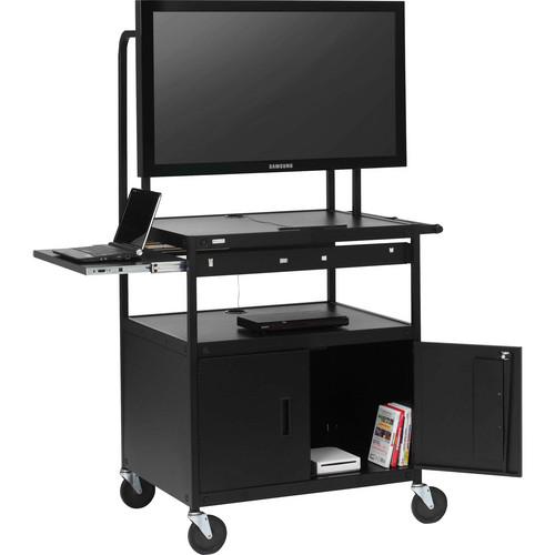 Bretford FP42MULC-P5BK Flat Panel Cabinet Cart