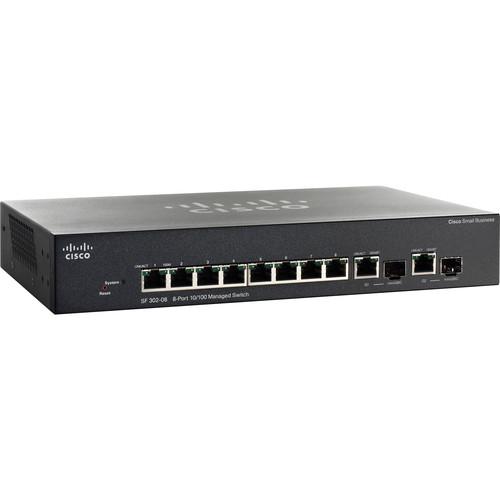 Cisco SF302-08 8-Port 10 100 Managed Switch