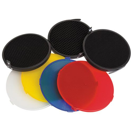 Impact Strobros Diffusion Grid Set for On-Camera Flash Beauty Dish