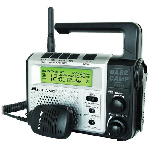 Midland XT511 Base Camp 2-Way Communication Radio with Crank
