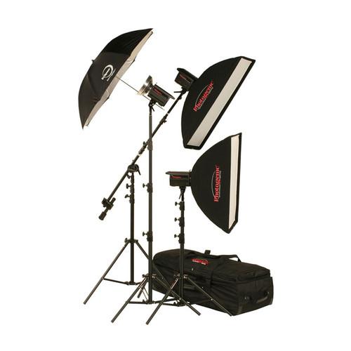 Photogenic 1,500W s Solair 3 Light Studio Kit with PocketWizard