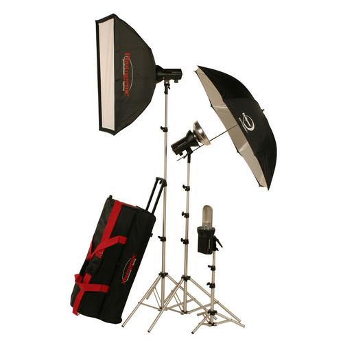 Photogenic AKC850K StudioMax 800Ws Portrait Studio 3 Light Soft Box Kit