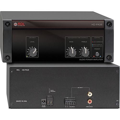 RDL HD-PA35 35 Watt Mixer Amplifier