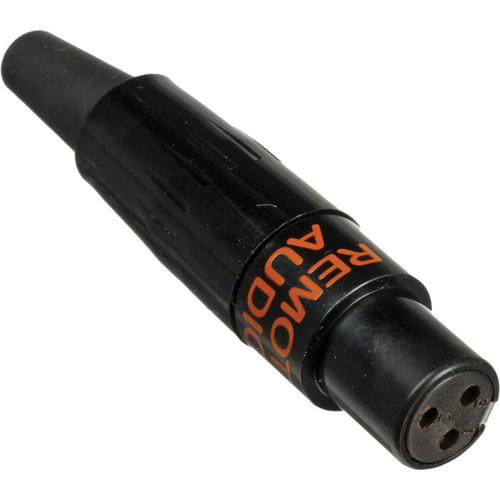 Remote Audio TA3F-B 3-Pin Female Mini-XLR Connector