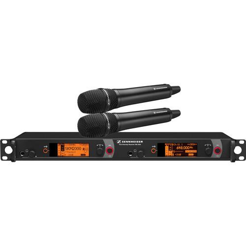 Sennheiser 2000 Series Dual Handheld Wireless Microphone System