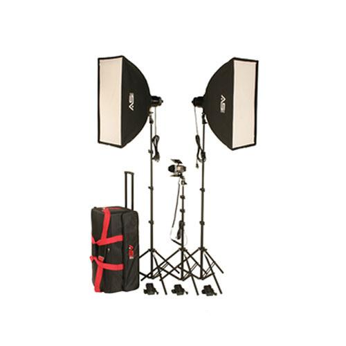 Smith-Victor K84 3-Light Pro-Quartz Portraiture Soft Box Kit