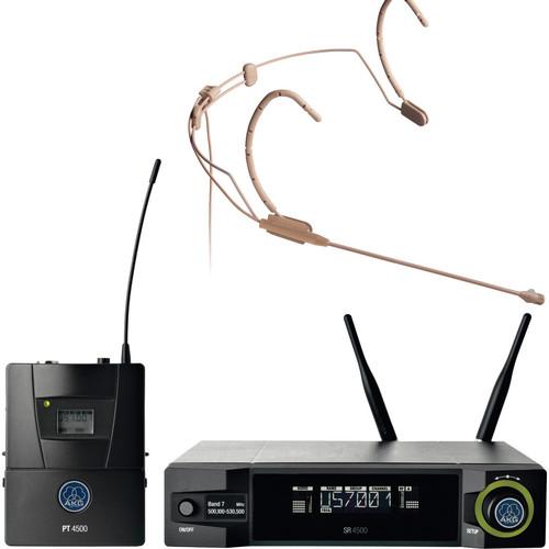 AKG WMS4500 HC577 L Fleshtone Head-Worn Wireless Microphone Set