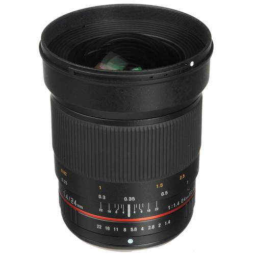 Bower 24mm f 1.4 Wide-Angle Lens for Olympus Four Thirds Mount Cameras