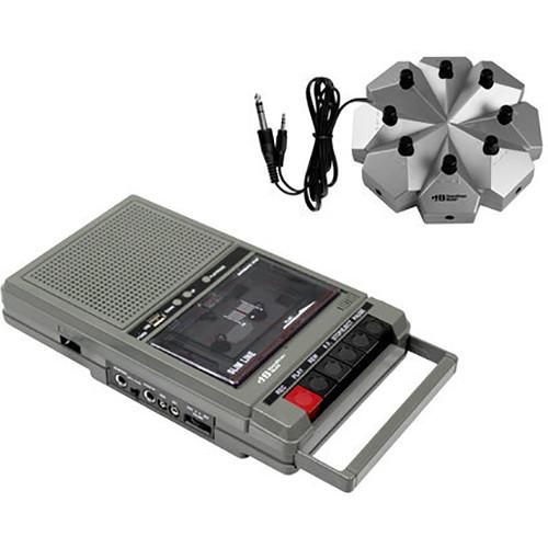 HamiltonBuhl HA-802-8V Classroom Cassette Player with 8 Position Jackbox