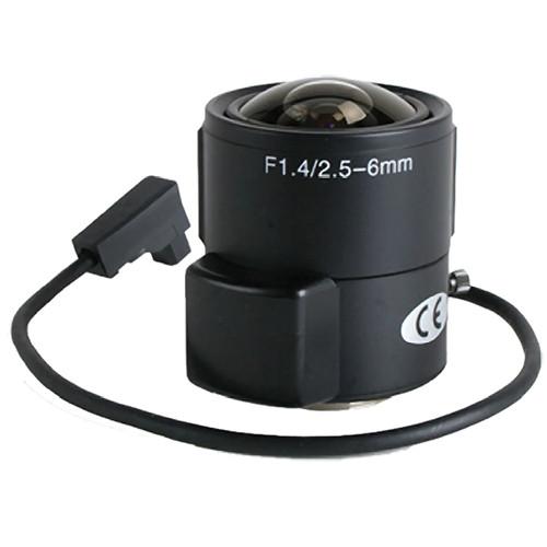 Kowa LMVZ256A 1 3" 2.5 to 6mm Varifocal Auto Iris Lens