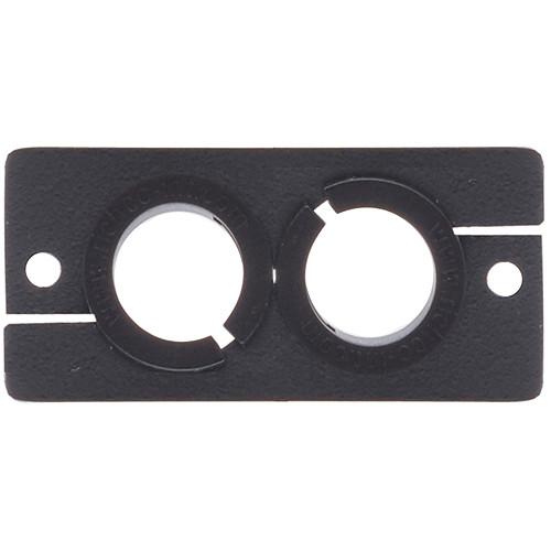 Kramer Dual 9mm Cable Pass-Through Wall Plate Insert