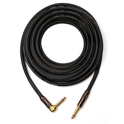 Mogami Platinum Guitar 1 4" TS Male to 1 4" TS Male Right-Angle Cable
