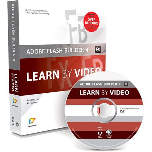 Pearson Education Book & DVD-ROM: Adobe Flash Builder 4: Learn by Video