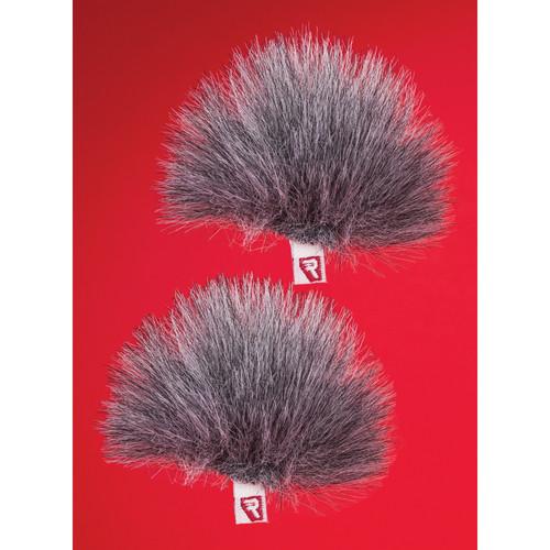 Rycote Pair Gray Ristretto Lavalier Windjammer