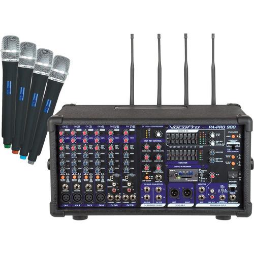 VocoPro PA-PRO 900-2 900W Professional PA Mixer