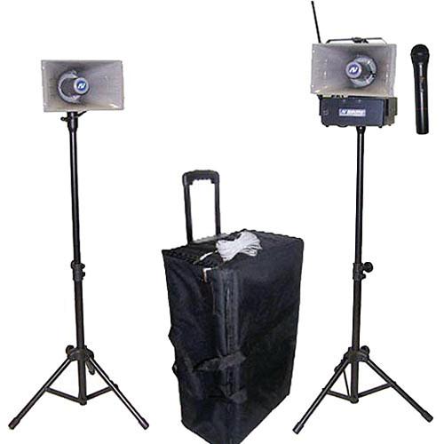 AmpliVox Sound Systems SW635 Half-Mile Hailer Portable Wireless PA Kit