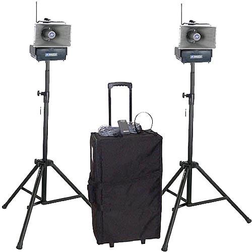 AmpliVox Sound Systems SW642 Half-Mile Hailer Portable Wireless PA Kit