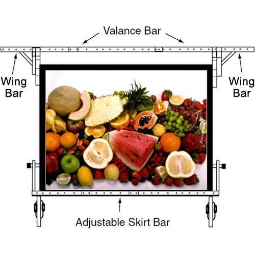 Da-Lite Adjustable Skirt Bar for 9 x 12
