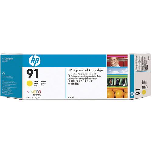 HP 91 775-ml Pigment Yellow Ink Cartridge