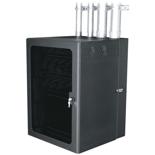Middle Atlantic CableSafe Cabling Wall Mount Rack with Plexi Door