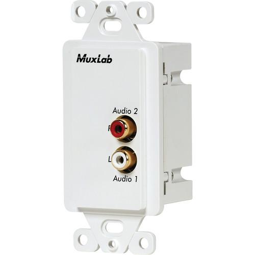 MuxLab 500028-WP-US Stereo Hi-Fi Wall Balun
