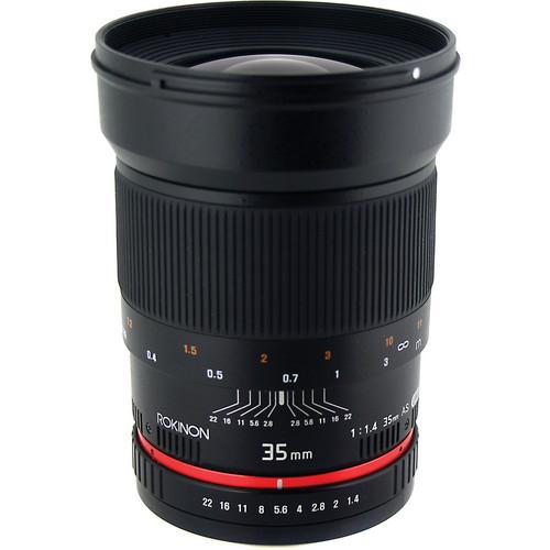 Rokinon 35mm f 1.4 AS UMC Lens for Canon EF
