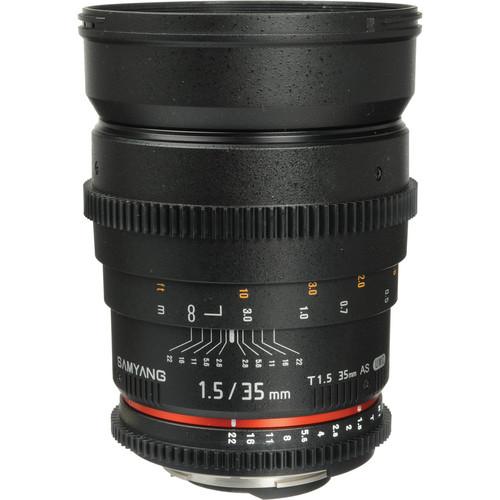 Samyang 35mm T1.5 Cine Lens for Nikon F