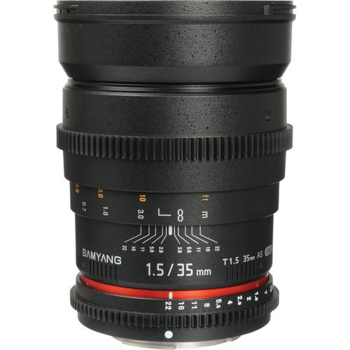 Samyang 35mm T1.5 Cine Lens for Sony A
