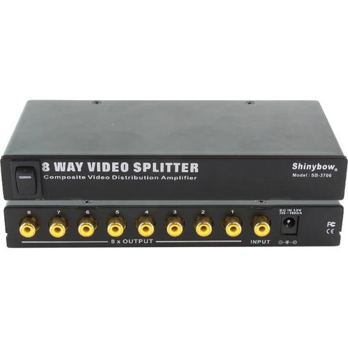 Shinybow SB-3706 1 x 8 Composite Video Distribution Amplifier