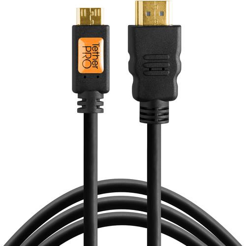 Tether Tools TetherPro Mini HDMI Male to HDMI Male Cable - 3