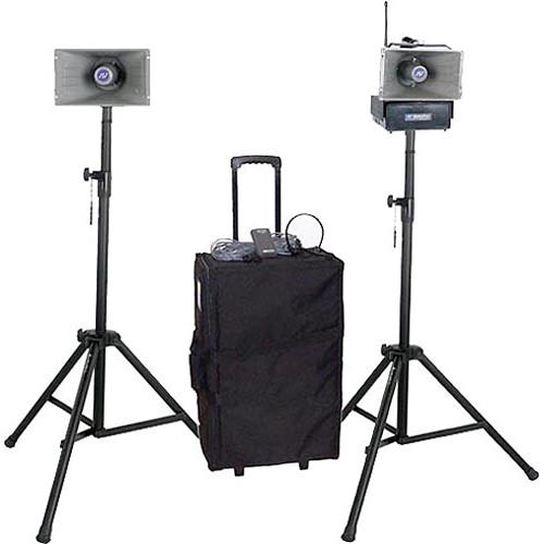 AmpliVox Sound Systems SW632 Half-Mile Hailer Portable Wireless PA Kit