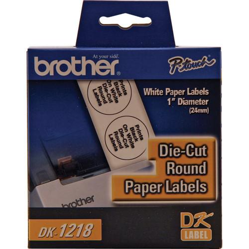 Brother DK1218 Round Paper Labels