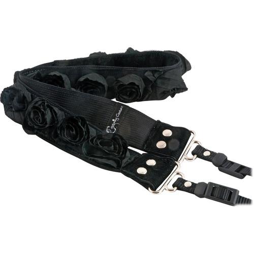 Capturing Couture Organza Collection" Black 1.5" SLR DSLR Couture Camera Strap