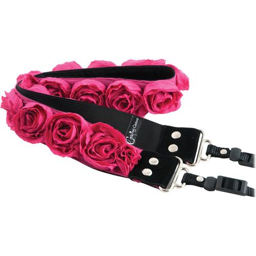 Capturing Couture Organza Collection" Hot Pink 1.5" SLR DSLR Couture Camera Strap