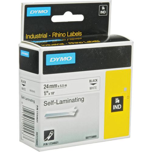 Dymo White Rhino Self-Laminating Tape
