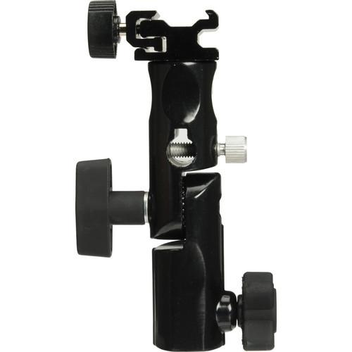 Interfit Metal Umbrella Bracket with Adjustable Flash Shoe