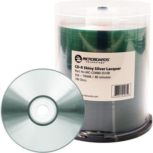 Microboards CD-R Shiny Silver Lacquer 52x