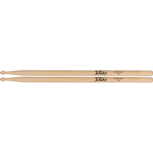 On-Stage Wood Tip Maple Wood 5A Drumsticks