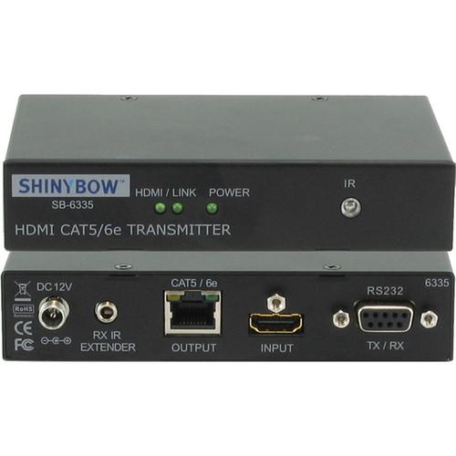 Shinybow SB-6335T HDMI over Single CAT5e 6 7 Transmitter with Bi-Directional IR