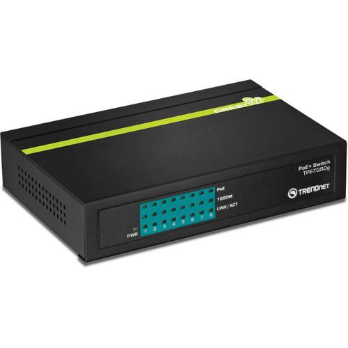 TRENDnet TPE-TG80G 8-Port Gigabit GREENnet PoE Switch