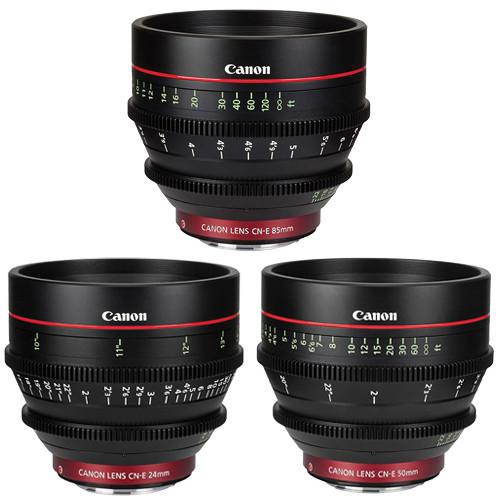 Canon EF Cinema Prime Lens Kit