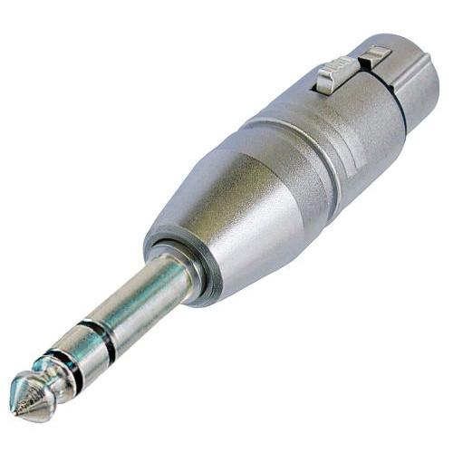Neutrik NA3FP 3-Pole XLR Female to 1 4" TRS Plug Adapter