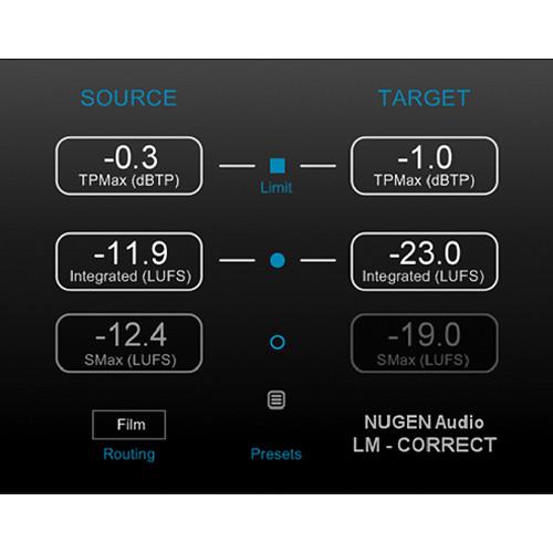 NuGen Audio LM-Correct 2 - Auto Loudness Compliant Audio Software
