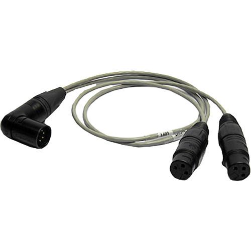 PSC 3-Pin Female XLR to 5-Pin Male XLR Input Cable for Arri Alexa Cameras