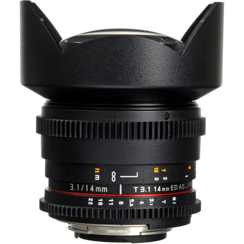 Rokinon 14mm T3.1 Cine ED AS IF UMC Lens for Nikon F Mount