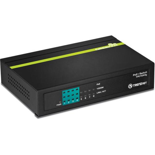 TRENDnet TPE-TG44G 8-Port Gigabit GREENnet PoE Switch