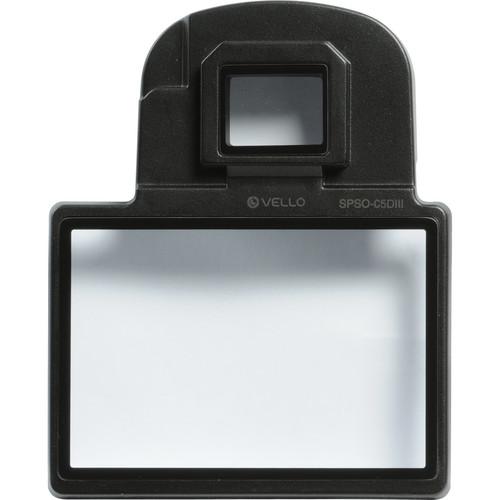 Vello Snap-On Glass LCD Screen Protector for Canon 5D Mark III, 5DS & 5DS R